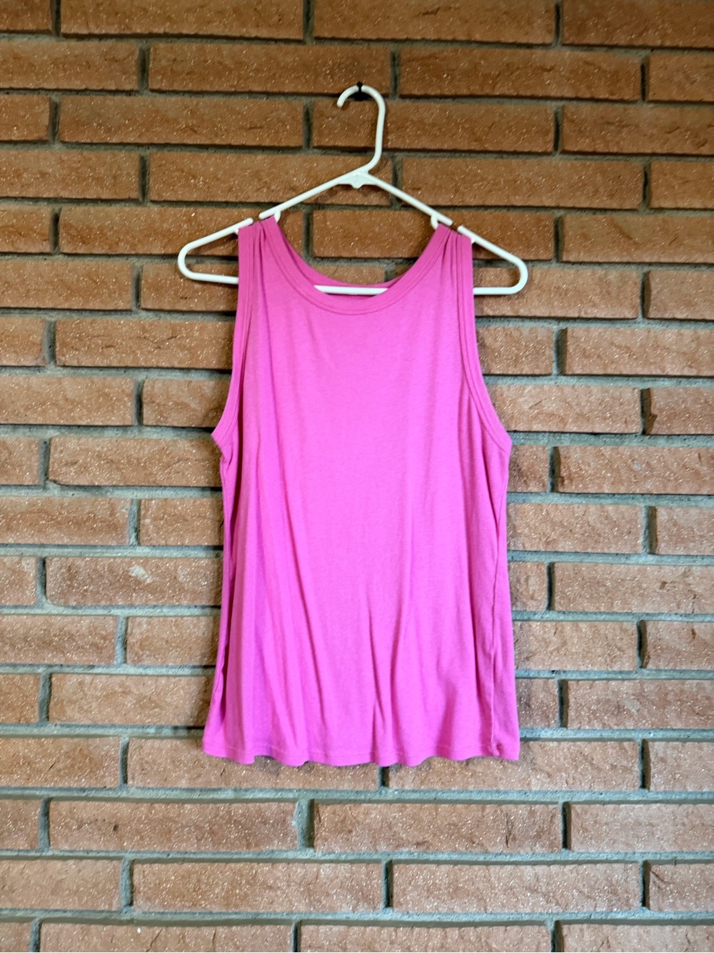 A new day tank top- Barbie pink